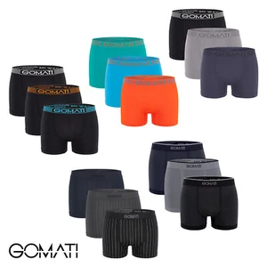 Gomati Herren Seamless Pants (3er Pack) Boxershorts ohne Nähte aus Microfaser - Bild 1 von 10