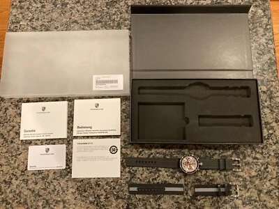 PORSCHE DESIGN HOMBRE LTD. RELOJ DE PISTA EDICIÓN CRONÓGRAFO 50 AÑOS DE WEISSACH. Foto 1 de 4