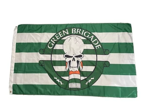 Glasgow Celtic FC La Brigada Verde Bandera 5 pies por 3 pies - Pegatinas Boys Bufanda Camisa - Imagen 1 de 1