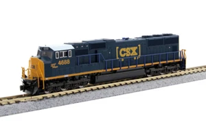 Kato 1767617DCC N Scale CSX EMD SD70M Diesel Locomotive Flat Radiator 4688 (DCC) - Picture 1 of 1