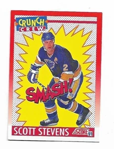 NHL Playercard 1991 Score Red Crunch Crew - Scott Stevens - Blues #307 - Bild 1 von 1