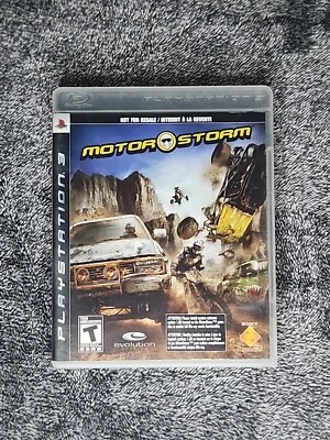 MotorStorm (PS3 PlayStation 3) Complete W/ Manual Tested & Working - Image 1 of 4
