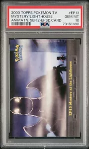 PSA 10 Topps Pokemon TV Animation Mystery at the Lighthouse EP13 Dragonite POP 5 - Picture 1 of 2