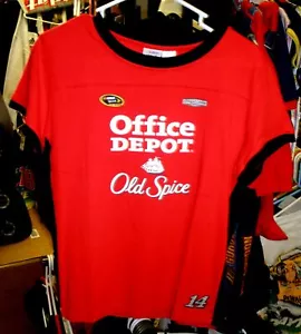 VINTAGE WINNERS CIRCLE LADIES SPARKLE UNIFORM TEE SHIRT #14 TONY STEWART LARGE - Picture 1 of 3