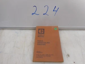 LIBRO DE PIEZAS DE MOTOR VEHICULAR CATERPILLAR D353 - Imagen 1 de 8