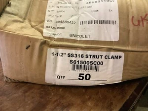 Calbrite S61500SC00 1-1/2” 316SS Strut Clamp (new) - Picture 1 of 4