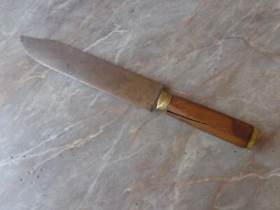 CUCHILLO ANTIGUO IMPERIAL RUSO RUSO ANTIGUO XIX MUY RARO DE COLECCIÓN MARCADO ZAVYALOV Foto 1 de 4