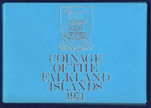 Falkland Islands 1974 Uncirculated Set, 5x Coins (Ref t5848) - Picture 1 of 4