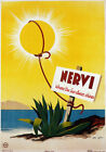TV68 Vintage années 1940 A3 NERFS Gênes Italie Affiche de Voyage Italienne Réimpression