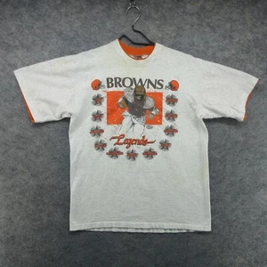 VTG Cleveland Browns Shirt Mens Large Team Legends NFL Football Made in USA 90s - Picture 1 of 21
