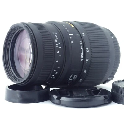 [ Mint ] Sigma 70-300mm F4-5.6 DG Macro For Nikon Telephoto Zoom Lens From Jp 33 - Image 1 of 4