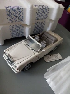 1992 Rolls-Royce Corniche IV The Franklin Mint With COA And Original Box - Picture 1 of 10
