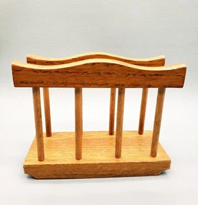 Porta tovaglioli in legno vintage legno nativo, Ozark MO rovere fuso Cottagecore retrò - Foto 1 di 7