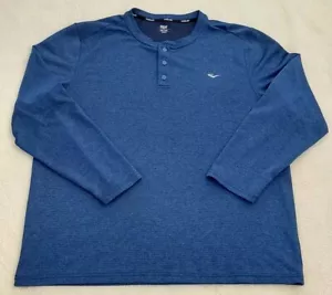 Everlast T-Shirt Men's Size XXL Multicolor Long Sleeve Henley Casual Logo - Picture 1 of 8