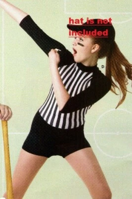  Fato de árbitro esportivo dança jazz acro curto unitard manga longa árbitro novo com etiquetas - Imagem 1 de 3