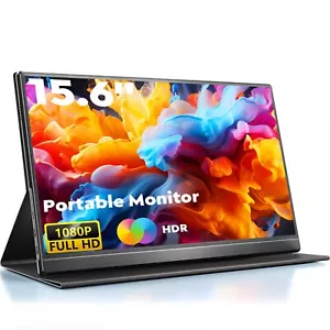 Portable Monitor 15,6 Zoll Tragbarer Mobiler, 1920x1080P IPS Bildschirm mit VESA - Bild 1 von 7