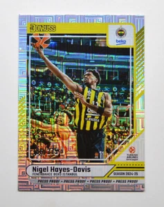 2024-25 Donruss EuroLeague Press Proof Purple #105 Nigel Hayes-Davis 186/275 - Imagen 1 de 2