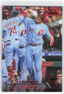 2022 Stadium Club J.T. Realmuto Red Foil #72 - Picture 1 of 2