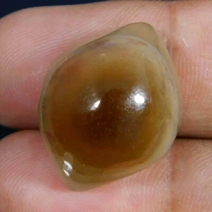 Venta al por mayor 27,55 quilates. Piedra preciosa suelta cabujón de lujo de ágata ojo precioso natural - Imagen 1 de 3