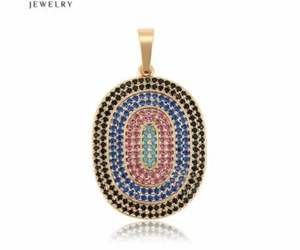 Islamic Necklace & Pendant Gold Plated elegant 18K Gold Color Jewelry 35167 - Picture 1 of 7