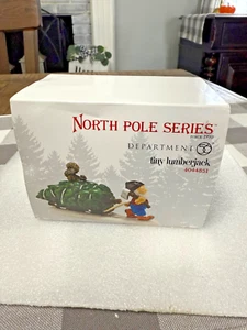Dept 56 North Pole Series "Tiny Lumberjack" Village Figurine - Picture 1 of 7