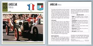 Amilcar - Type CS - 1923-25 Sports Collectors Club Card - Picture 1 of 1