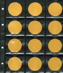 BEUMER 777751 HOJA NUMIS NEGRA para 12 MONEDAS - Diámetro máximo 42 mm. - Imagen 1 de 24