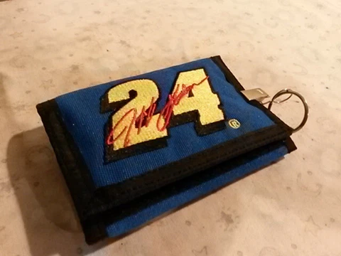 Jeff Gordon NASCAR #24 DuPont race car wallet vintage NOS never used Sammy USA Cover
