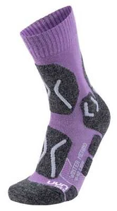 UYN Damen Socken Trekking Winter Merino Lady Violet Pearl Grey - Bild 1 von 2