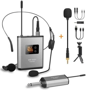 UHF Wireless Lavalier Microphone System with 48 Frequencies, Lapel...  - Picture 1 of 7