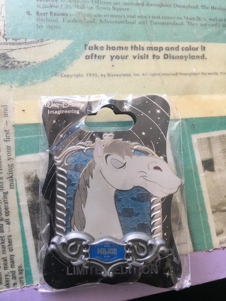 2017 D23 Walt Disney Imagineering WDI Horses Major Cinderella Pin LE 300 Steeds - Image 1 of 1