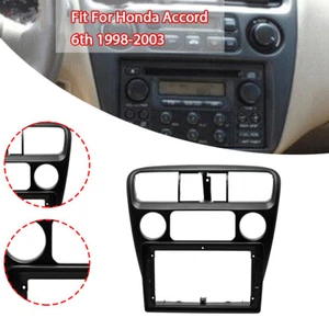 Fascia Stereo Radio Bezel Panel Frame Trim For Honda Accord 6th 1998-2003 Auto - Picture 1 of 1