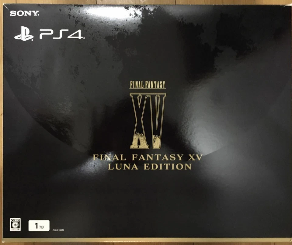 PlayStation 4 Console System FINAL FANTASY XV LUNA EDITION 1TB PS4 - Photo 1/4