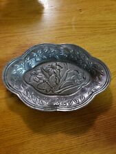 LENOX Butterfly Meadow 9" Pewter Dish Tray