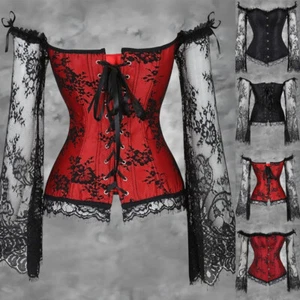 Retro Women's Medieval Victorian Tops Costume Party Renaissance Fancy Dress Top - Picture 1 of 26