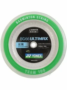 YONEX Badminton String 100m BG66 ULTIMAX 0.65mm White Japan - Picture 1 of 3