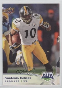Juego de caja de campeones Upper Deck Super Bowl XLIII 2009 Santonio Holmes #33 - Imagen 1 de 4
