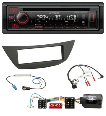 Kenwood Lenkrad CD USB Bluetooth DAB Autoradio für Renault Laguna III 2008-2013 - Bild 1 von 4