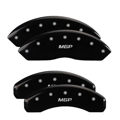 Mgp Caliper Covers 10248Smgpbk Mgp Black Powder Coat Finish  Silver - Image 1 of 3
