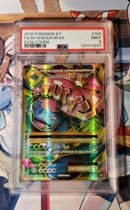 2016 Pokemon XY Evolutions #100 Full Art/M Venusaur EX PSA 9 - Bild 1 von 2