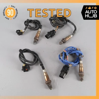 11-16 Porsche Cayenne 958 4.8L V8 Oxígeno O2 Sensor Lambda Juego de 4 OEM Foto 1 de 4