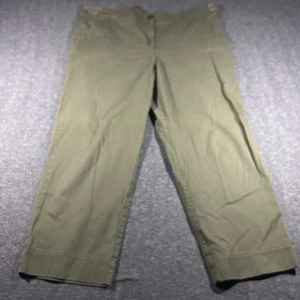 Talbots lässige Chinohose Damen Größe 16 Stretch olivgrün - Bild 1 von 15