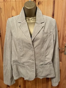 OLD NAVY DESIGNER FAWN BEIGE NEEDLECORD JACKET BLAZER WITH POCKETS SIZE MEDIUM - Picture 1 of 7