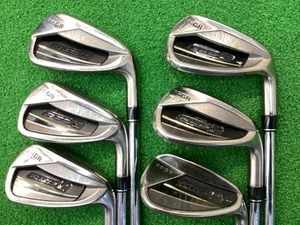 PRGR Pro Gear Red Iron Set Titanium Face (2016) Flex R - Picture 1 of 6