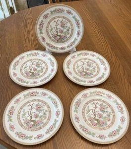 5 NORITAKE Carleton 5034 Japan 10" dinner plates Asian pattern, Great Condition - Picture 1 of 7