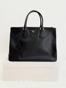 *RTP $9400AUD*Prada Black 36cm Saffiano Lux Galleria LARGE Bag.BN1786 - Picture 1 of 21