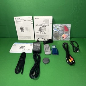CANON OPTURA 50 Instruction Manual, Remote, Battery, A/V Cables, Cd-rom Strap - Picture 1 of 14