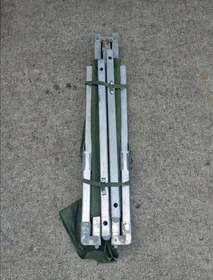 CUNA DE CAMPING U.S. GI MILITAR MARCO DE ALTA RESISTENCIA CAMA PARA DORMIR OD VERDE PLEGABLE Foto 1 de 4