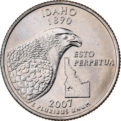 [#225484] United States, Quarter, 2007, U.S. Mint, Copper-Nickel Clad Copper, MS - Image 1 of 2