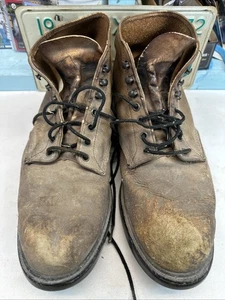 Vintage Red Wing Supersole Brown Leather Work Boots Men 12 12.5 13? Made In USA - Picture 1 of 15